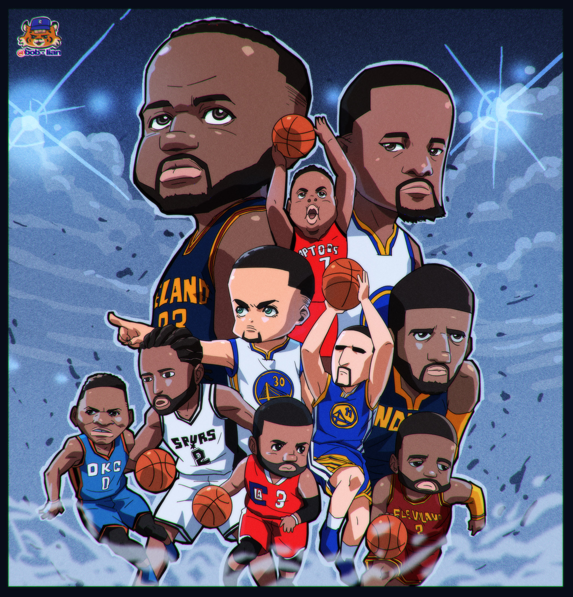 美媒评NBA历史20大小前：詹姆斯居首杜兰特第3 小卡第8乔治第18